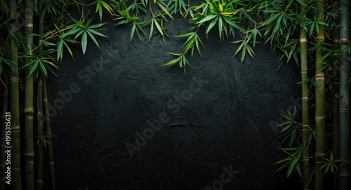 Black textured surface ador...