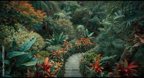 High viewpoint photo of a b...