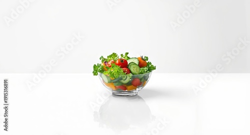 Fresh vibrant food in a min...