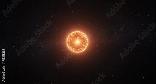 Expansive sight of a glowin...