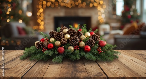 Rustic Christmas arrangemen...