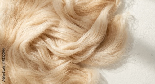 Natural light colored wool ...