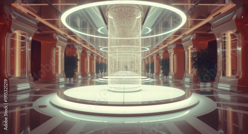 Sophisticated modern interi...