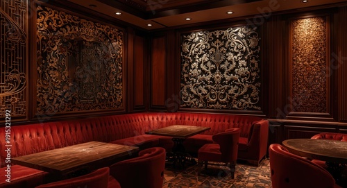 Sophisticated luxury lounge...