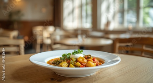 Vibrant vegetarian curry pl...