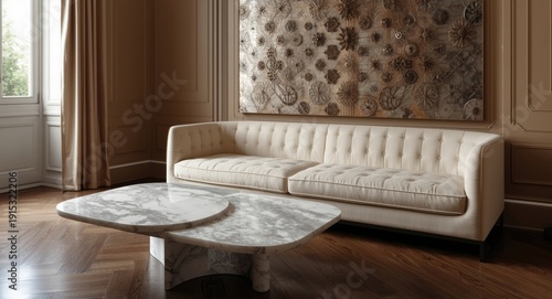 Stylish home interior with ...