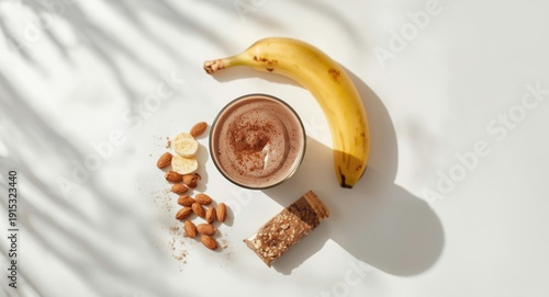 Protein shake with banana c...
