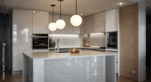 Stylish apartment kitchen i...