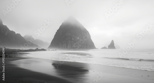 Relaxing black and white co...