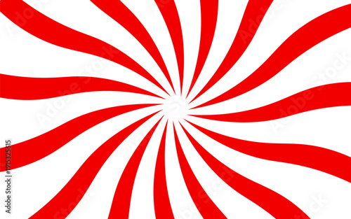 large red and white japansese rising sun