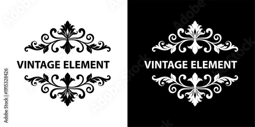  ornate vintage frames and Universal scroll elements. Classic calligraphy swirls, floral motifs. Good for greeting cards, wedding invitations, restaurant menu and other graphic design template eps.