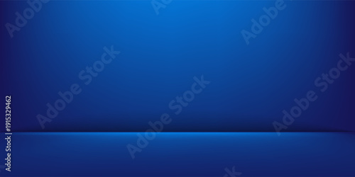 Blue Background - Blank Blue Gradient Background Room, Studio, Interior, Space, Under Water Illustration Editable Vector