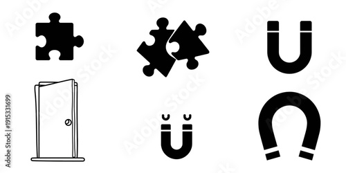 paper clips on white background