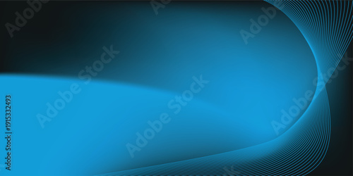 modern background horizontal glowing blue line wave elegant
