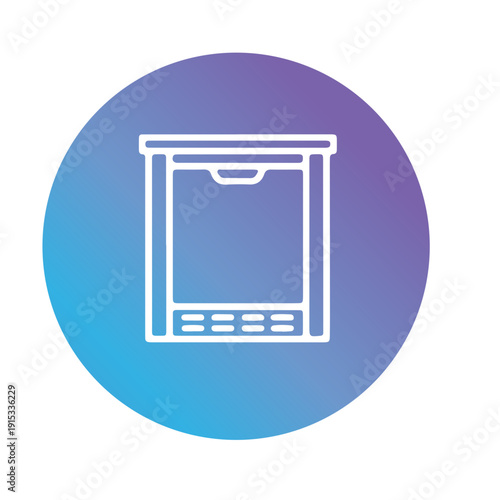 Refrigerator Icon vector design 