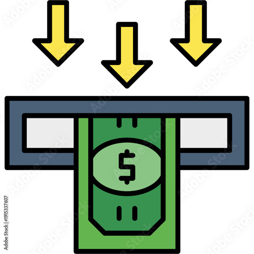 Cash Withdrawal Icon