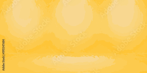 Abstract watercolor background with blurred circular shapes in golden hues