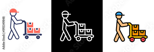 Material Handling triple icon