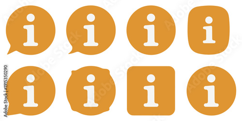 Information Icon info button symbol, flat style vector, simple black info point, help and guidance icon, user interface design elements