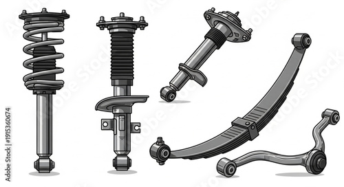 Car Suspension Parts and Components.