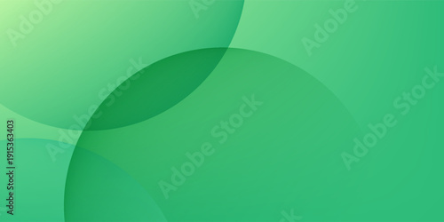 abstract background of realistic green curved gradient shading.  vector design concept. Decorative web layout or poster, banner