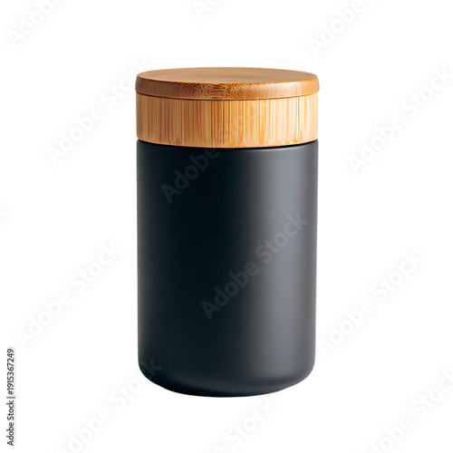 Modern Bamboo Lid Tea Canister