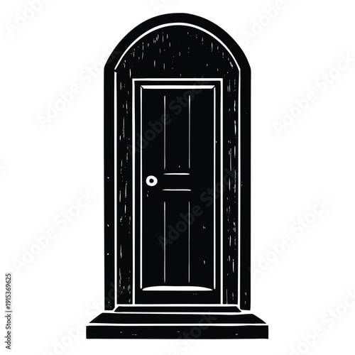 Door - vector icon.