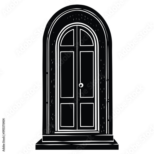 Door - vector icon.