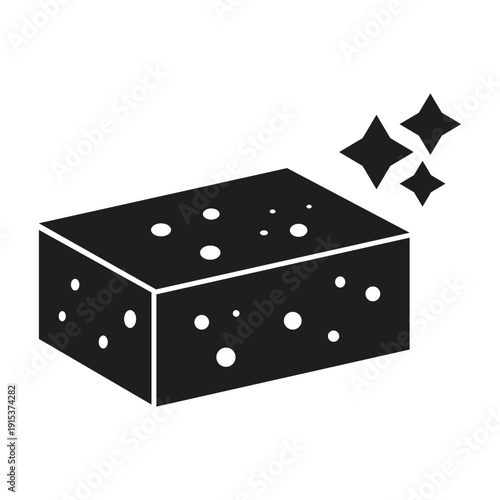 sponge simple flat vector icon