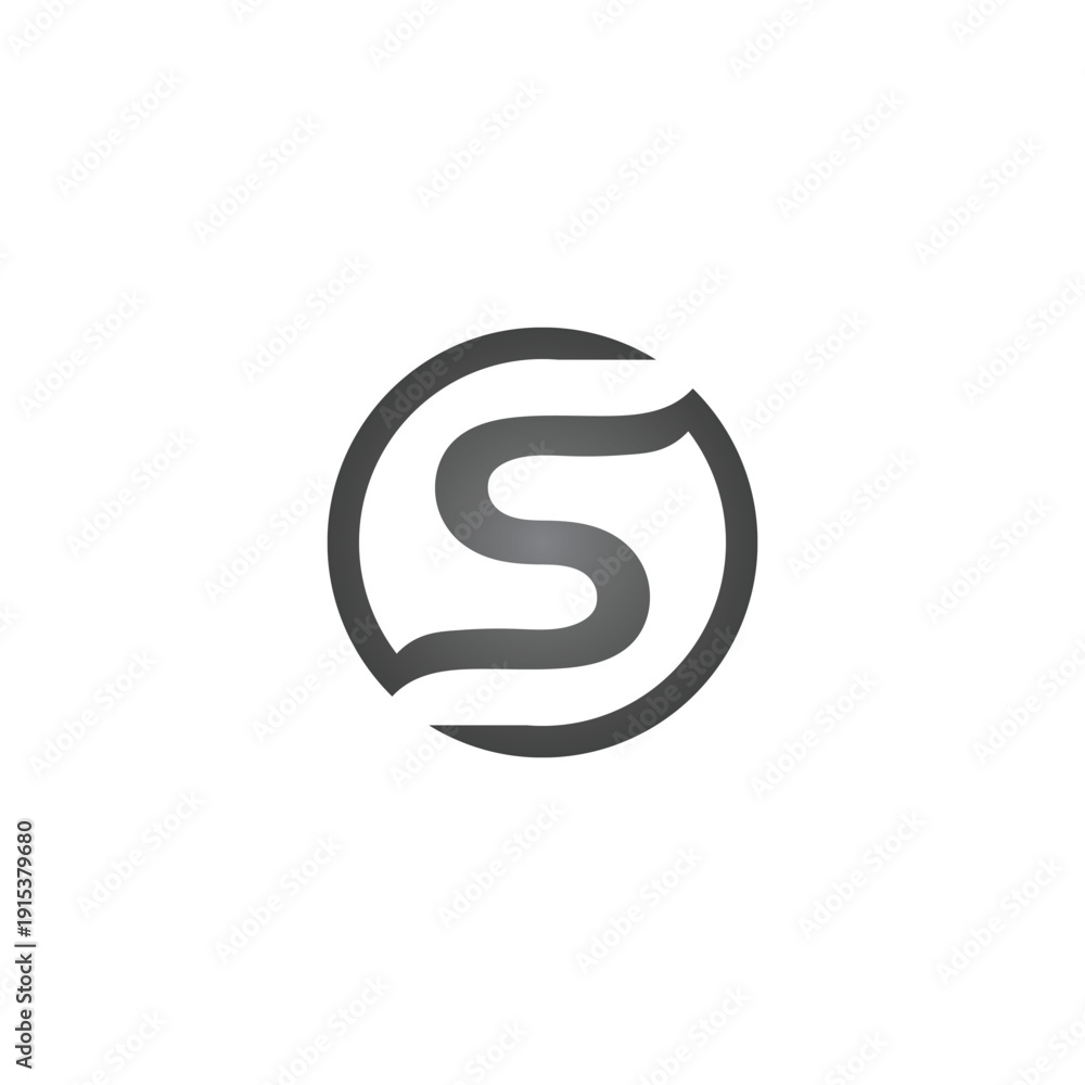 Fototapeta premium S letter logo Business corporate