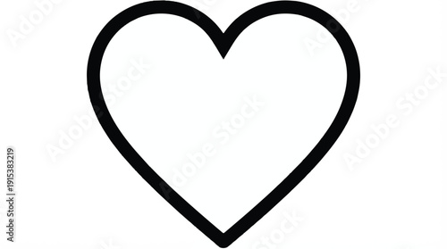 Heart shape symbol icon love sign