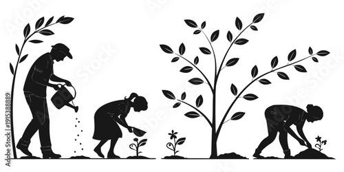 Evolution of humans from apes to modern day Vector