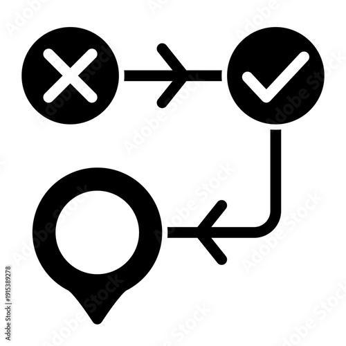 Deceptive technique creating IP packets with a false source address to hide identity (Solid Style)