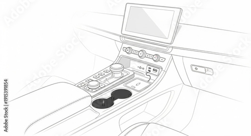 Architectural Blueprint of Building Design.