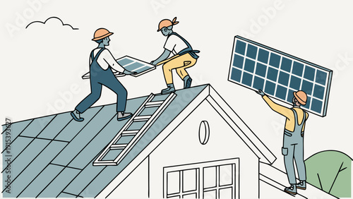 business man and house