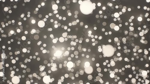 ゆっくり舞い落ちる雪のループ背景
静寂に包まれた雪のアニメーション