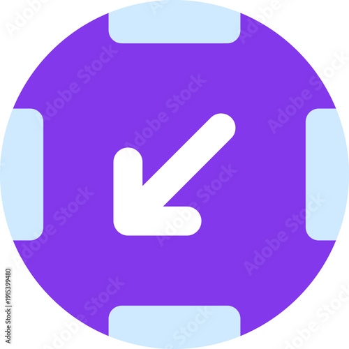 Down Left Arrow Icon