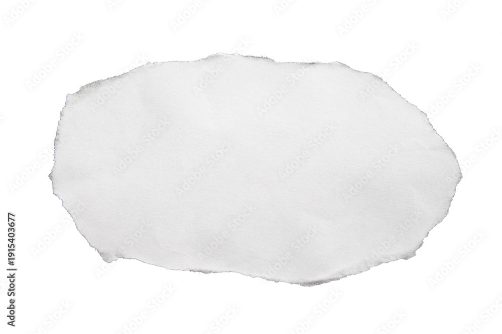 Obraz premium Ripped White Paper PNG with Torn Edges, Realistic Paper Tear Cut Out Isolated on Transparent Background for Design and Mockup Use