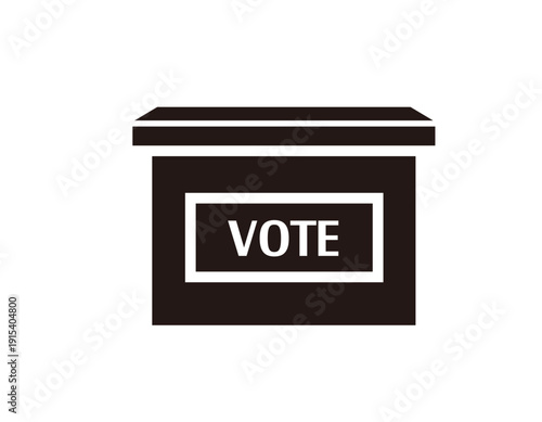 投票箱のイラスト　選挙アイコン