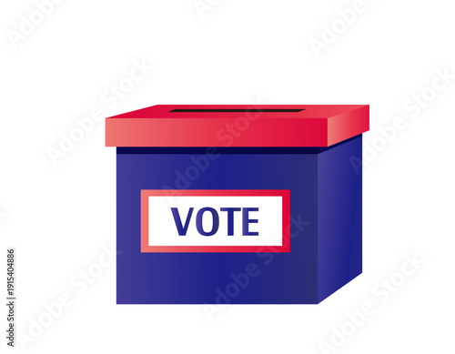 投票箱のイラスト　選挙アイコン