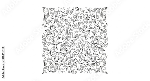 Black and White Scribble Pattern.