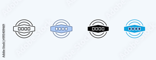 Logo Multiple Icon Illustration Vector