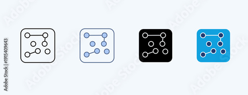 Random Multiple Icon Illustration Vector