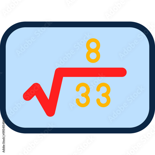 Square Root Icon