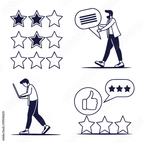 A man is frustrated by the complexity of modern life and overwhelmed by the demands of society Vector