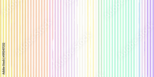 Vertical stripes of pastel colors blend from warm to cool tones