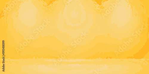Abstract watercolor background with soft yellow and golden hues