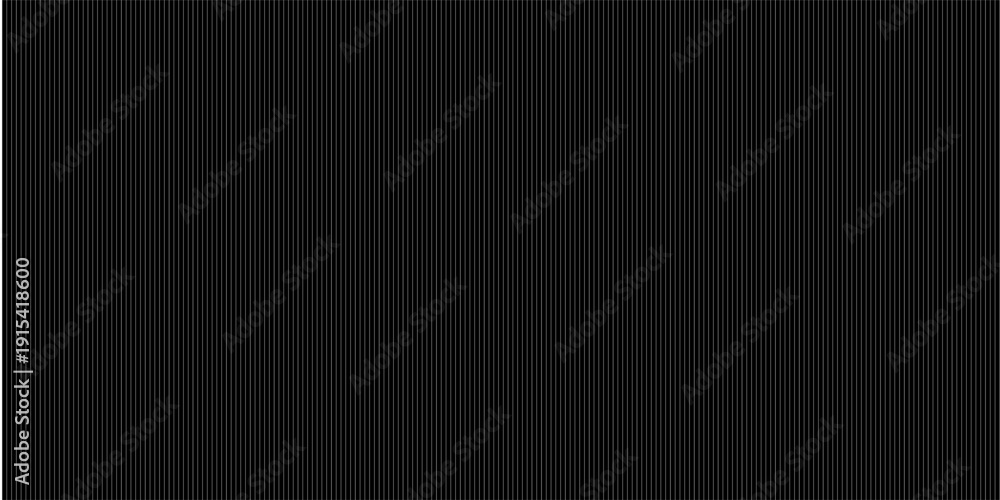 Fototapeta premium Narrow black-white vertical lines. Symmetric geometric ornament. Striped seamless pattern, abstract wallpaper. Digital paper for textile print, page fill. Vector