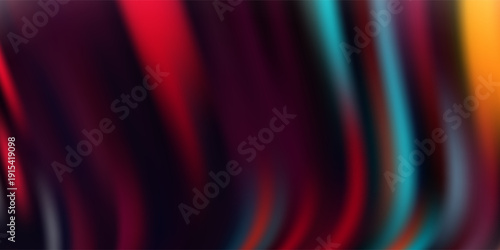 Colorful fluid 3D shapes. Abstract liquid gradient elements on dark background. abstract colorfull background.