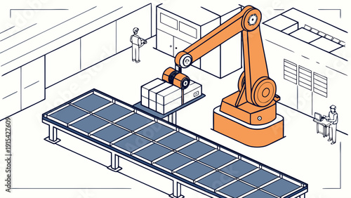 vector illustration of a construction site